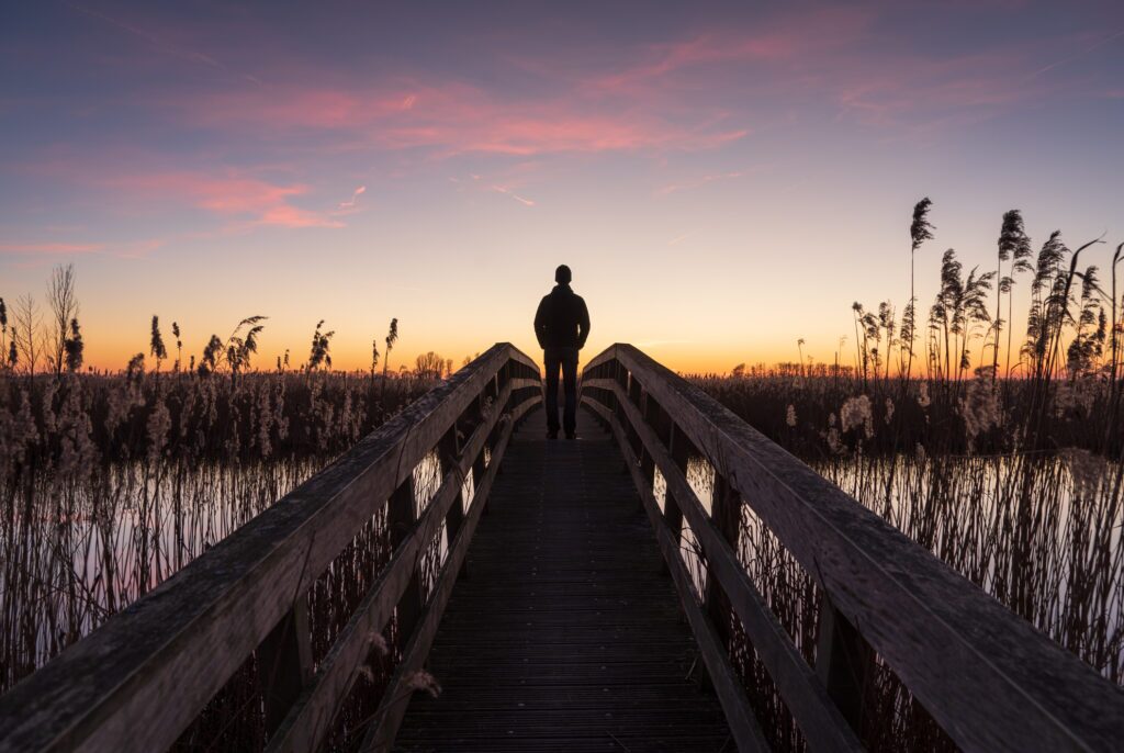 Soul searching to seek depression treatment.