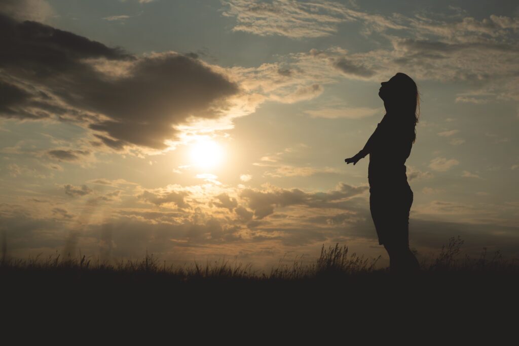 A woman seeking mental health help.